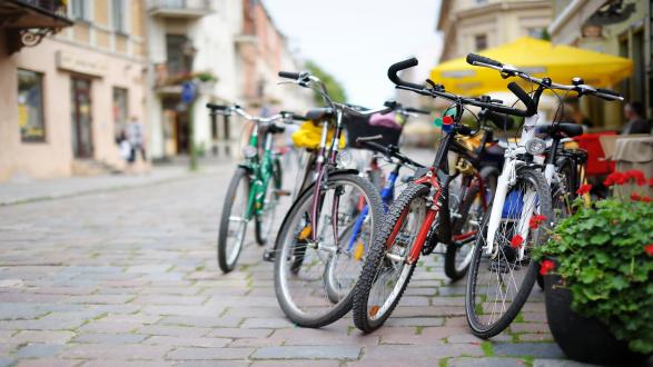 Parkerede cykler Parkerede cykler