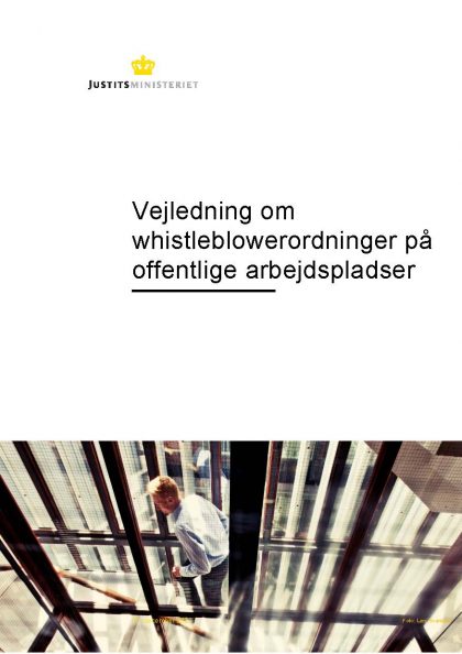 Vejledning om whistleblowerordninger på offentlige arbejdspladser (002)